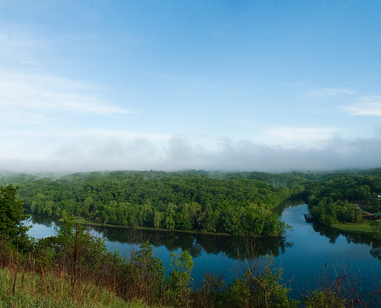 Lake Taneycomo in the Ozarks