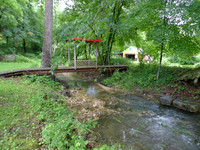 The creek is about 6" deeper than last time