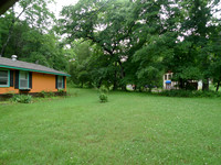 Guest cottage from the south, looking at the house