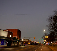 Sallisaw, Oklahoma, main street during the holiday season