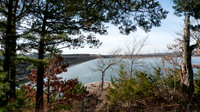 Tenkiller State Park, Oklahoma, view of lake and dam