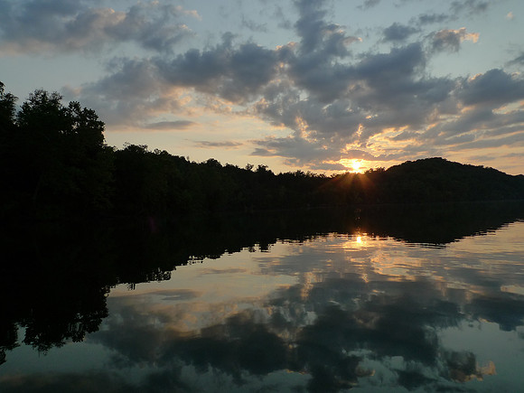 Evening falls
