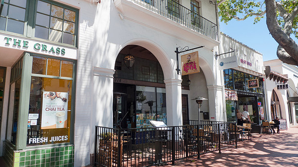 Santa Barbara, California Paseo  Nuevo shopping area