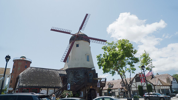Solvang, California Dutch Windmill and architecture