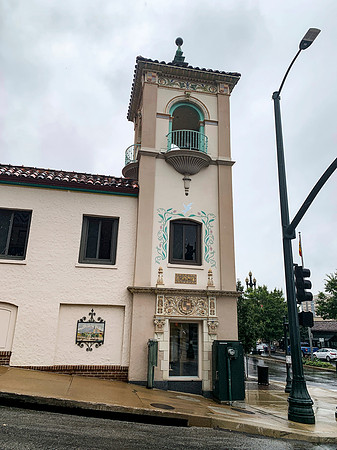Ornate architecture of Kansas City's Plaza District on Broadway