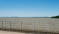 Eufaula Dam and lake during spring flooding 2019