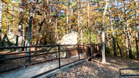 Robber's Cave State Park, cave trail with rocks and autumn color