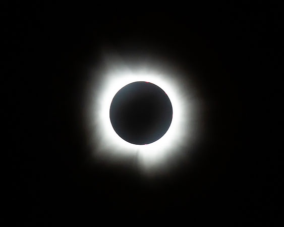 2024 Solar Eclipse, New Blaine, Arkansas