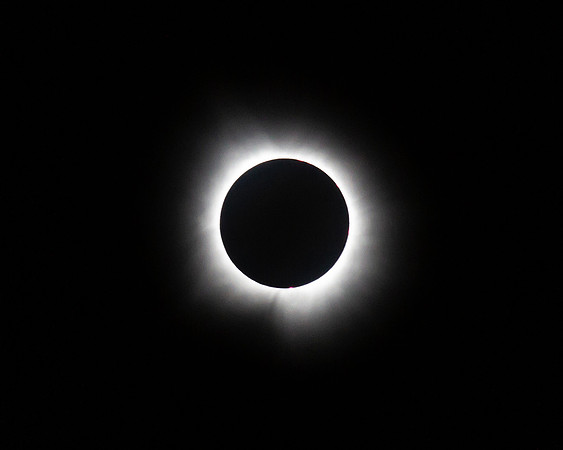 2024 Solar Eclipse, New Blaine, Arkansas