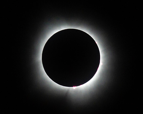 2024 Solar Eclipse, New Blaine, Arkansas
