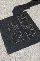 2024 Solar Eclipse, New Blaine, Arkansas, fun shadows of leaves