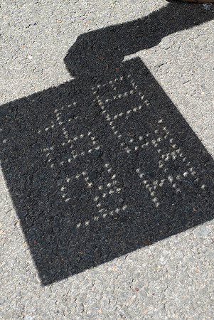 2024 Solar Eclipse, New Blaine, Arkansas, fun shadows of leaves
