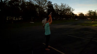 Tammy Harding taking a photo of totality during the 2024 Solar E