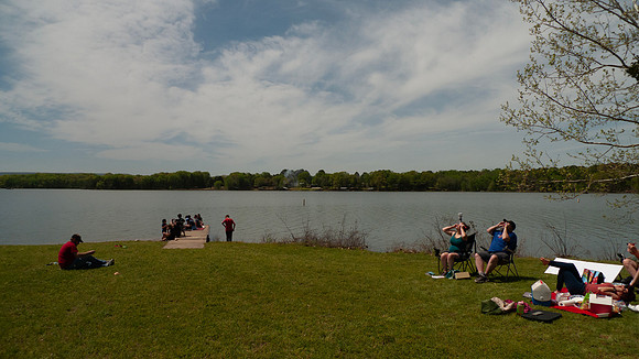2024 Solar Eclipse, New Blaine, Arkansas