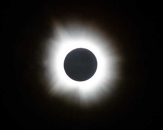 2024 Solar Eclipse, New Blaine, Arkansas