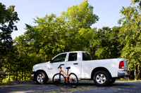 Ram 1500 pickup with Fuji mountain bike