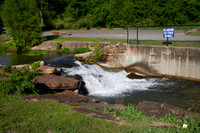Sequoyah Park, Tahlequah, Oklahoma waterfalll, graffiti