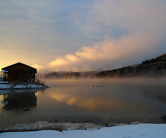 Cabin on the lake