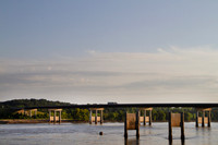 Robert S Kerr Reservoir, Sallisaw, Oklahoma, bridge over the Ark