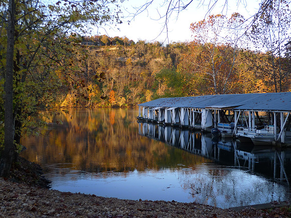 The dock in the morning