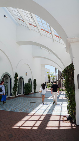 Santa Barbara, California Paseo  Nuevo shopping area