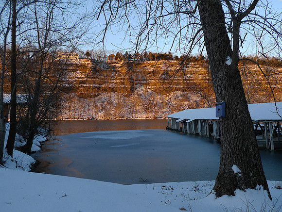 Ozark winter morning